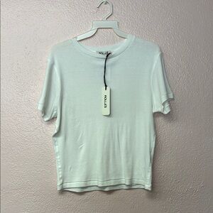 ROLLA'S Plain White Fitted Short Sleeve T-Shirt